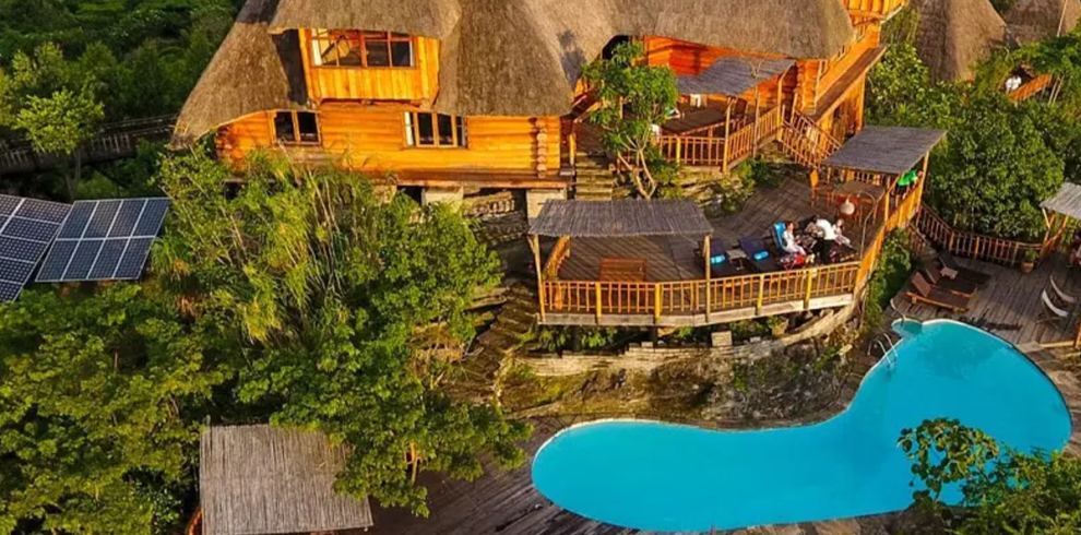 We sleep in the jungle