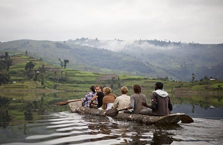 Fishing impossible at Bunyonyi